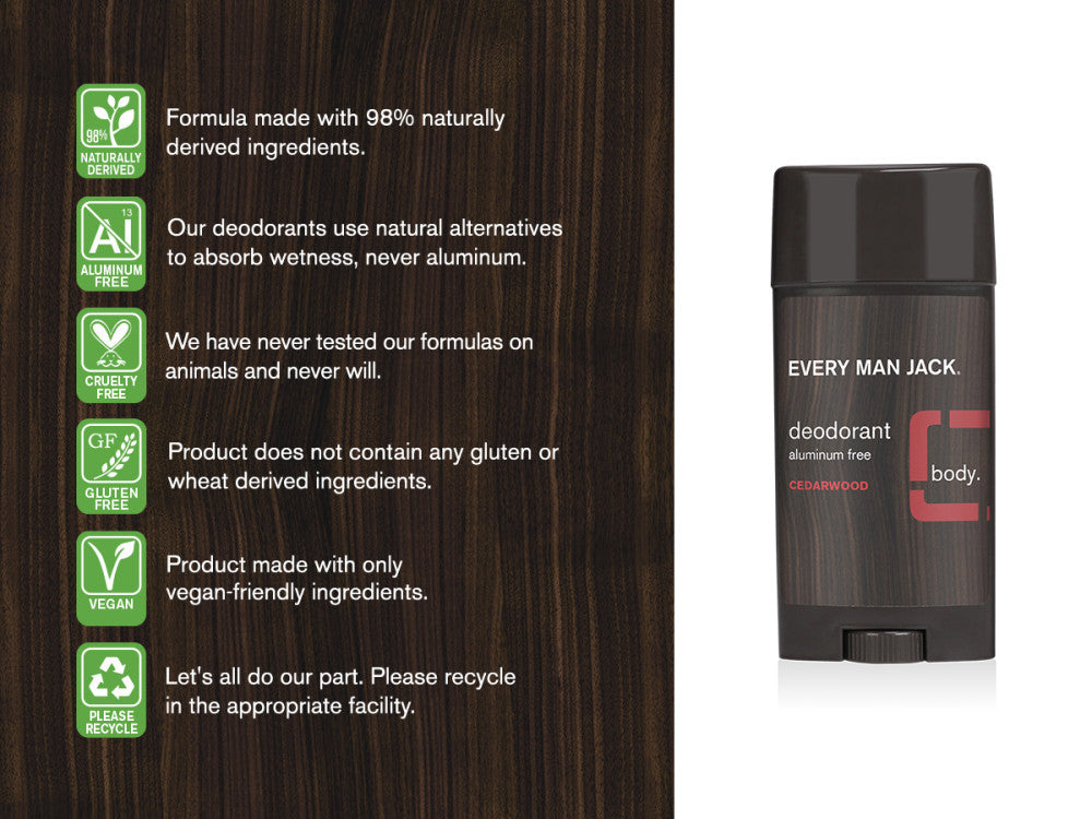 Every Man Jack Cedarwood (1x3 OZ)