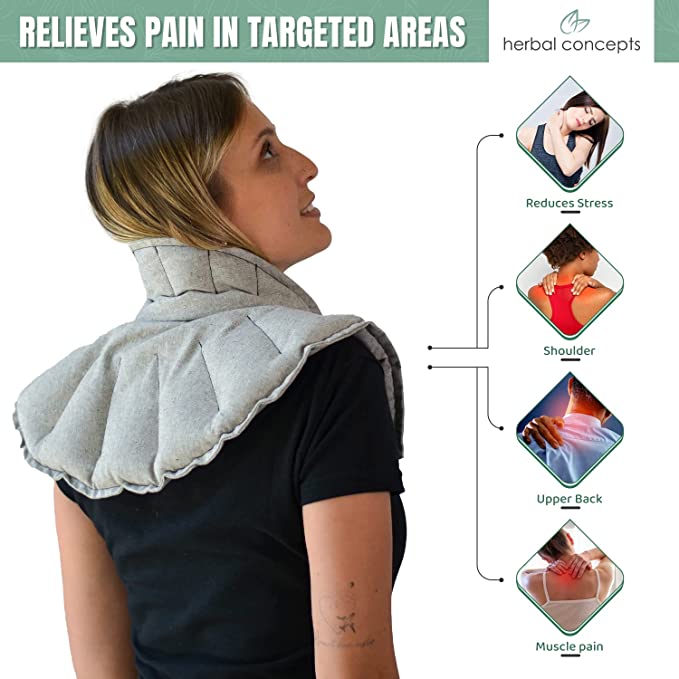 Soothing Neck and Shoulder Wrap with 12 Essential Herbs