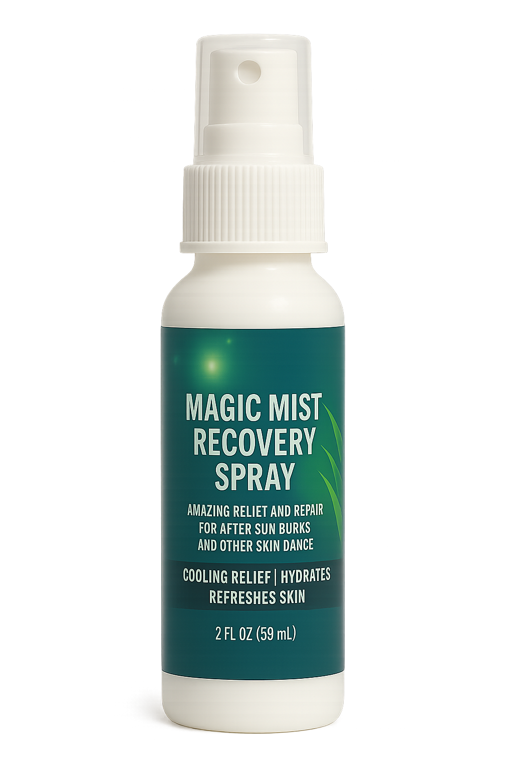 Magic Mist Recovery Spray — Instantly cools, soothes, and hydrates sun-stressed skin with pure aloe and botanicals.