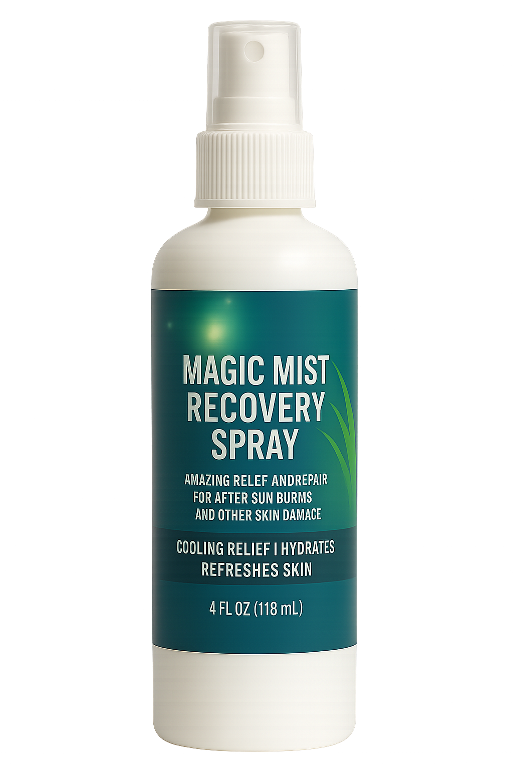 Magic Mist Recovery Spray — Instantly cools, soothes, and hydrates sun-stressed skin with pure aloe and botanicals.