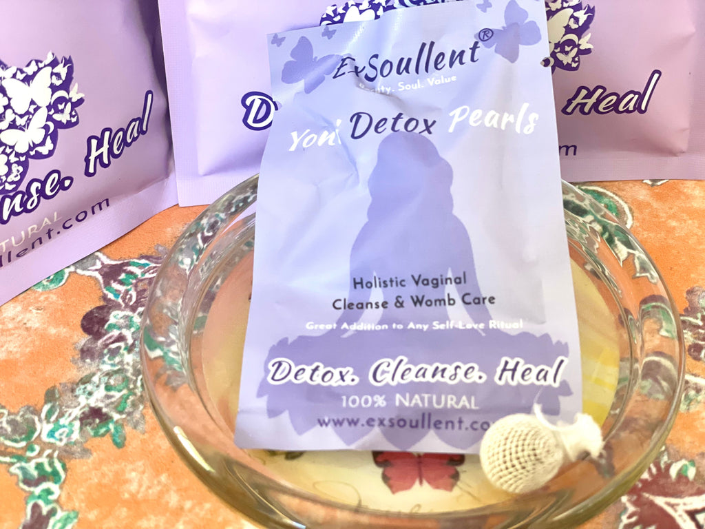 ExSoullent Yoni Detox Pearl with Applicator and Instruction Booklet