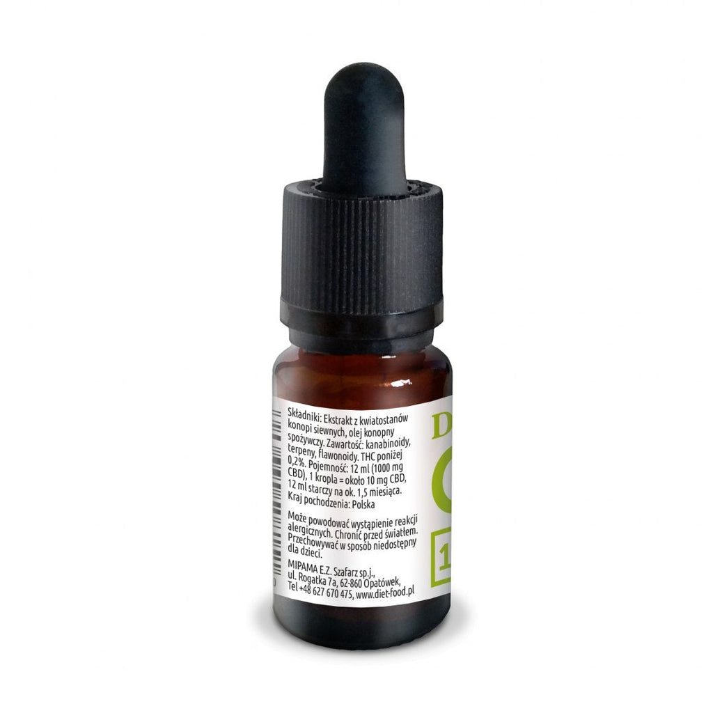 CBD Oil 10% - Hemp Flower Extract 12 ml