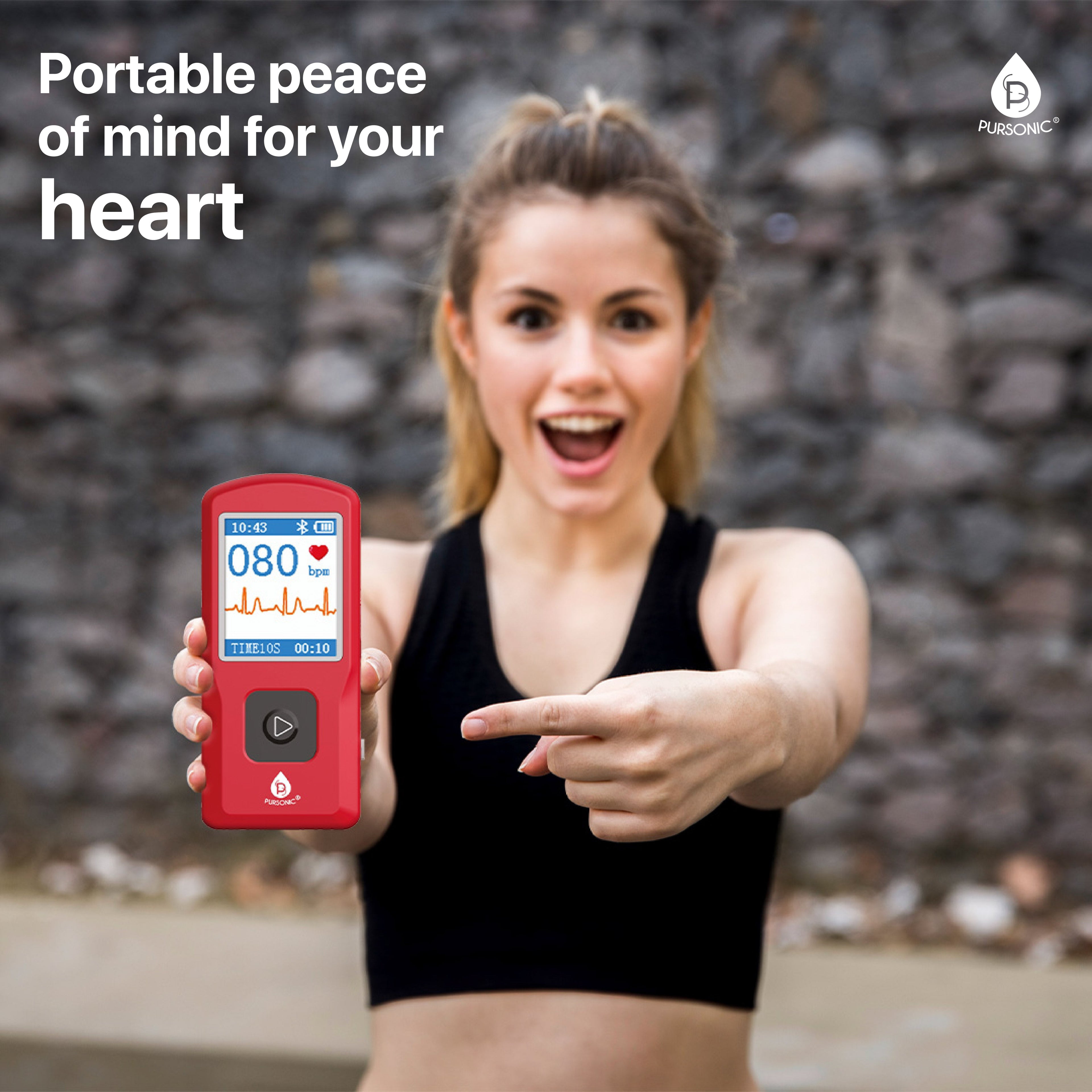 Rechargeable EKG Monitor