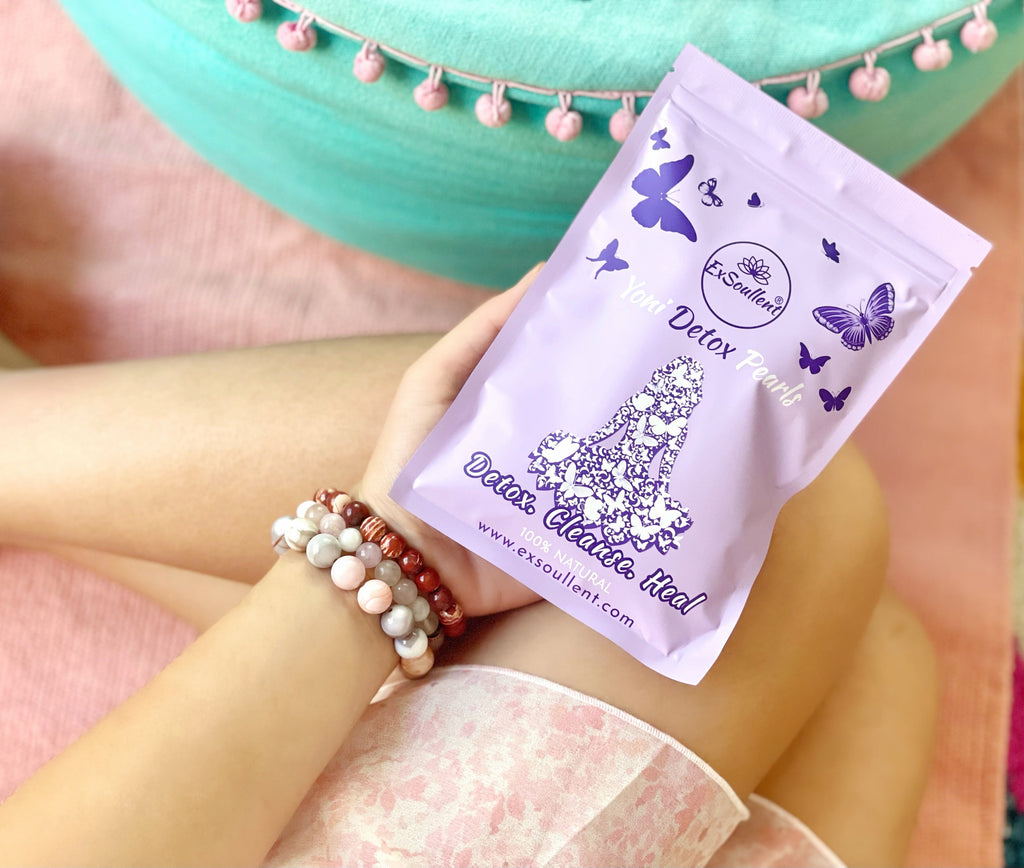 ExSoullent Yoni Detox Pearl with Applicator and Instruction Booklet