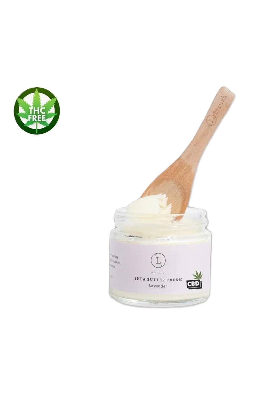 CBD Lavender Shea Butter with CBD, Body Cream (THC free)