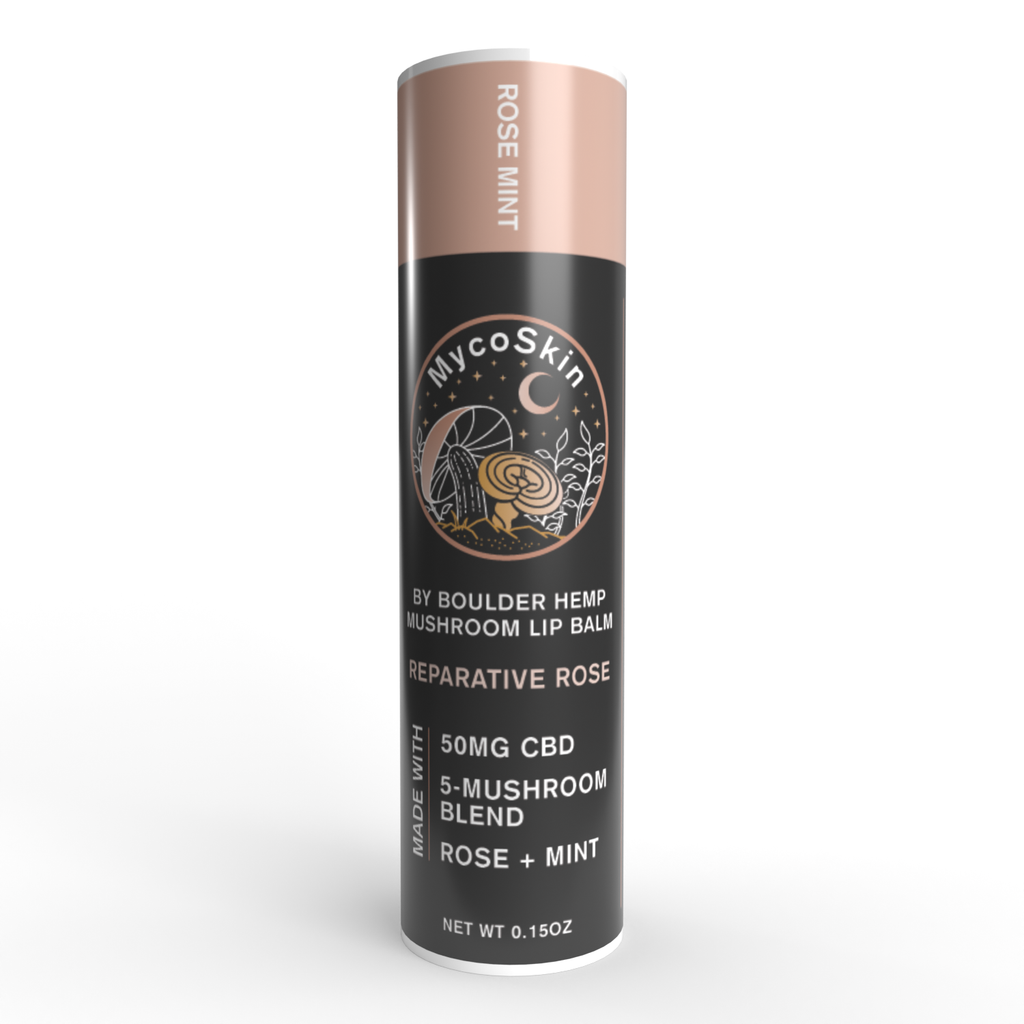 Reparative Rose 50mg CBD + Mushroom Lip Balm