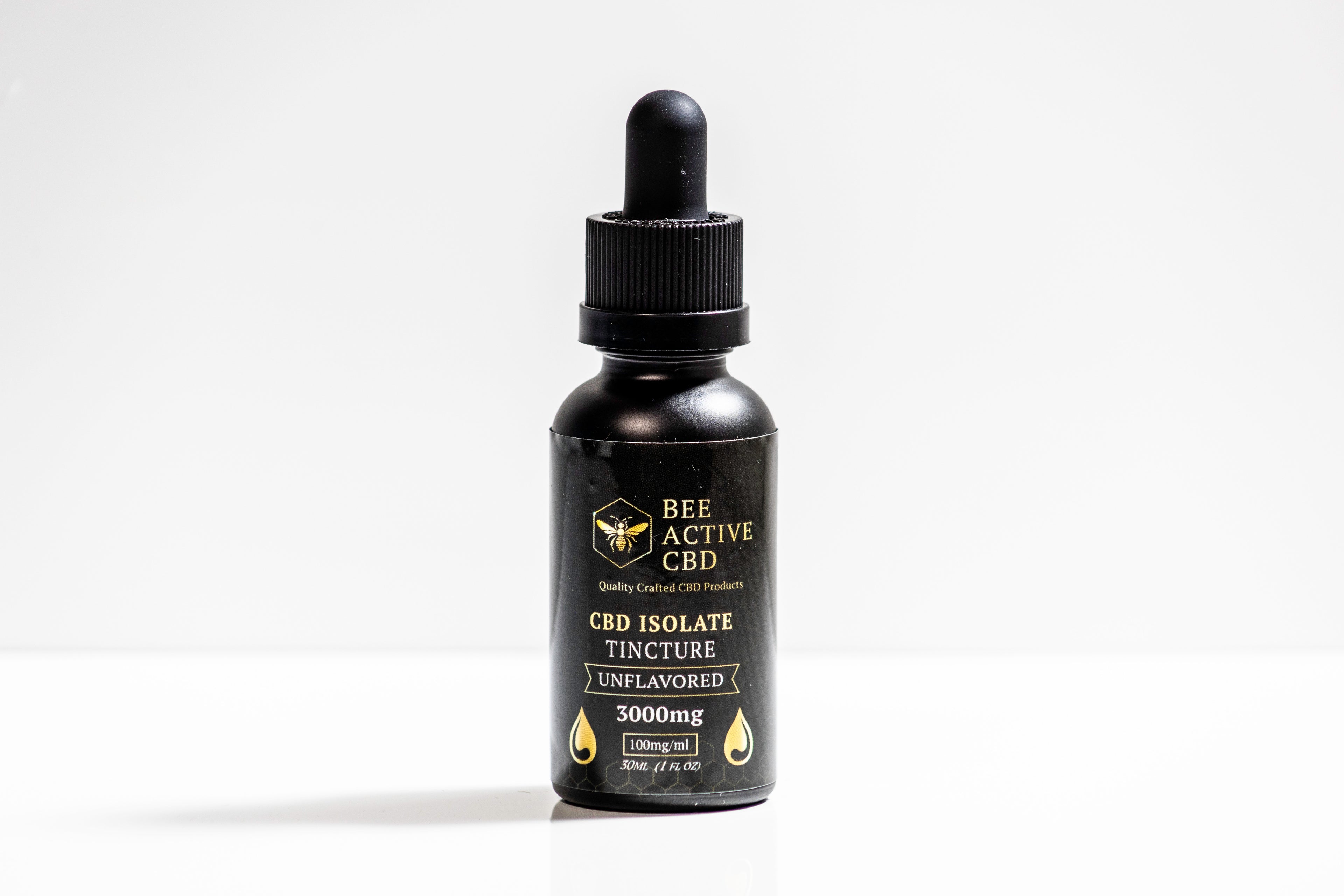Bee Active CBD Isolate Tincture Unflavored