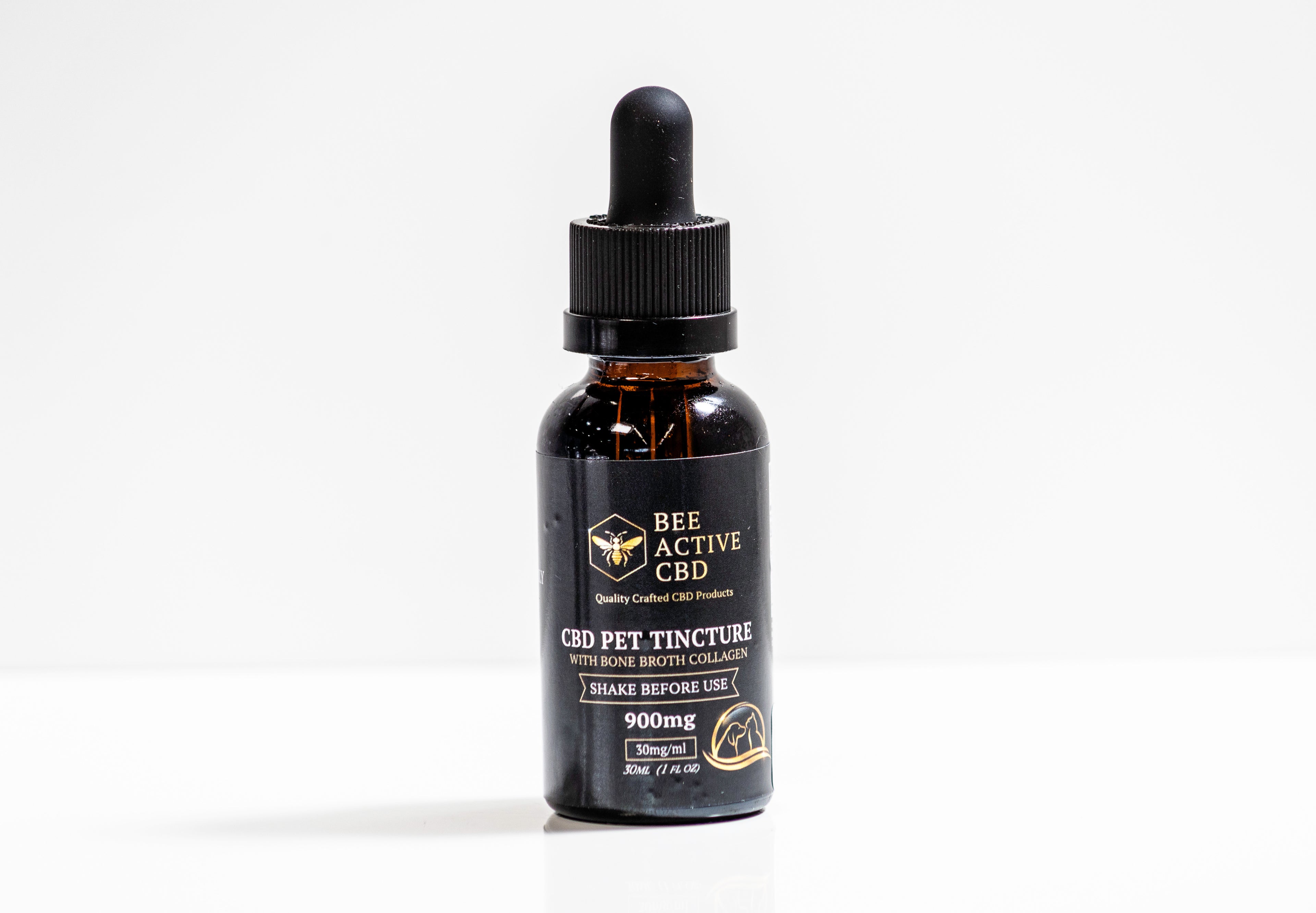 Bee Active CBD Pet Tincture – Bone Broth Flavor