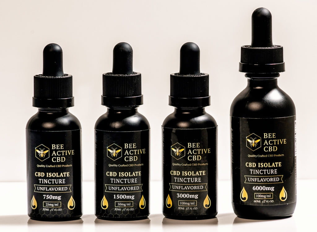 Bee Active CBD Isolate Tincture Unflavored