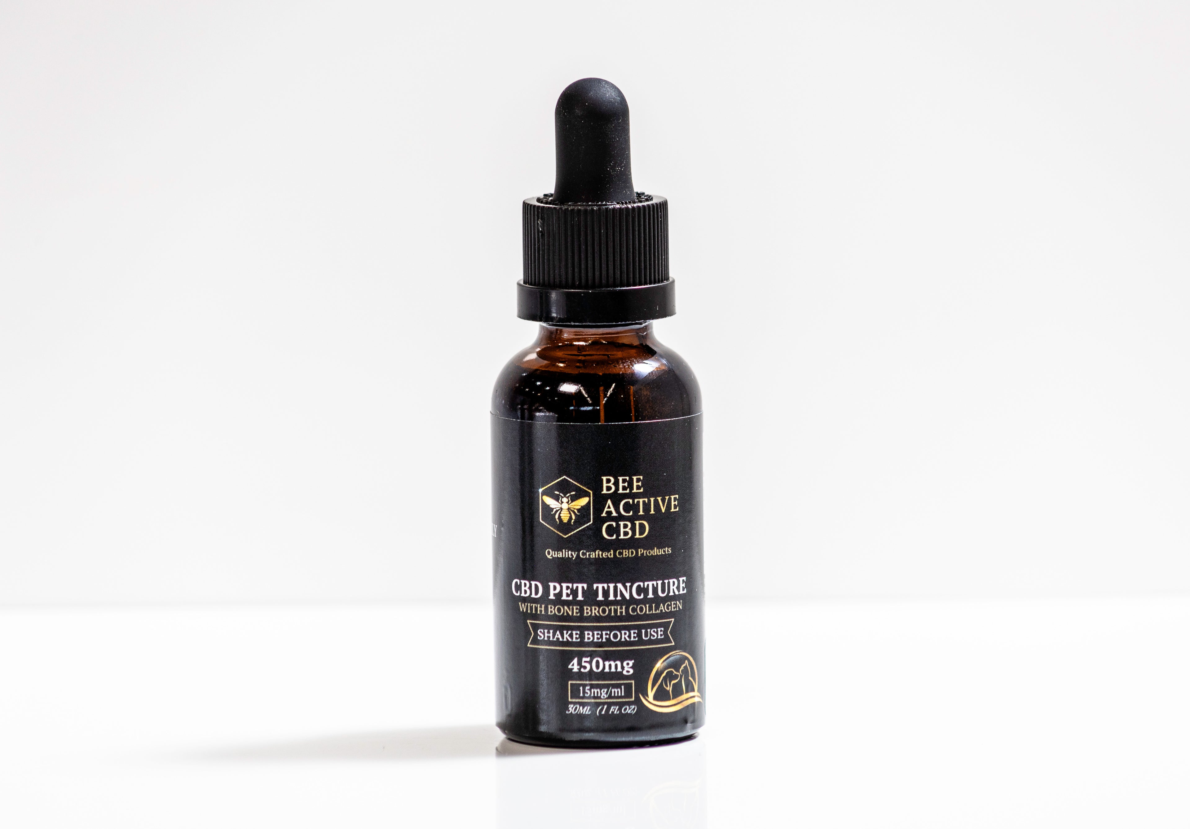 Bee Active CBD Pet Tincture – Bone Broth Flavor