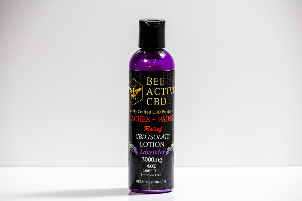 Bee Active CBD Moisturizing Lotion — Aches + Pains Relief