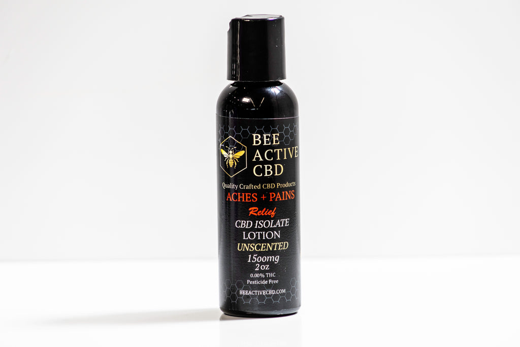 Bee Active CBD Moisturizing Lotion — Aches + Pains Relief