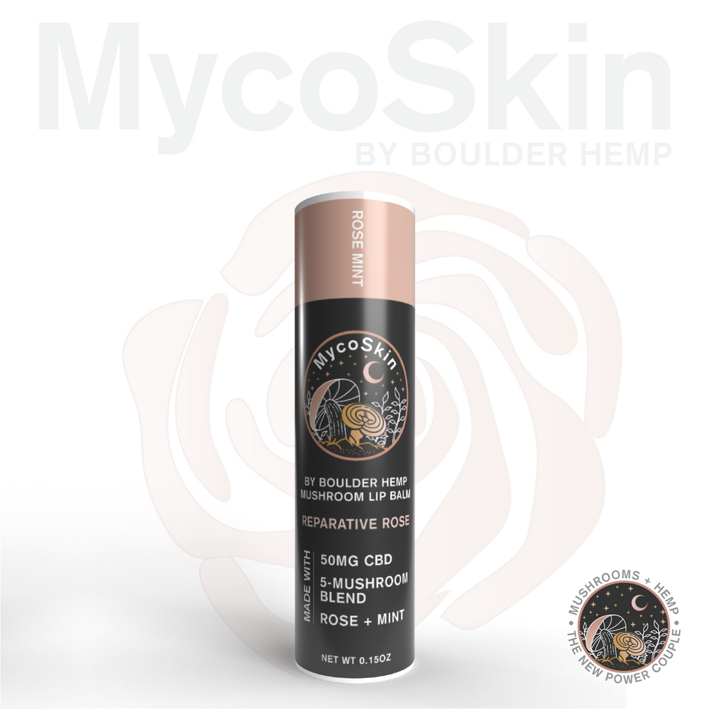 Reparative Rose 50mg CBD + Mushroom Lip Balm