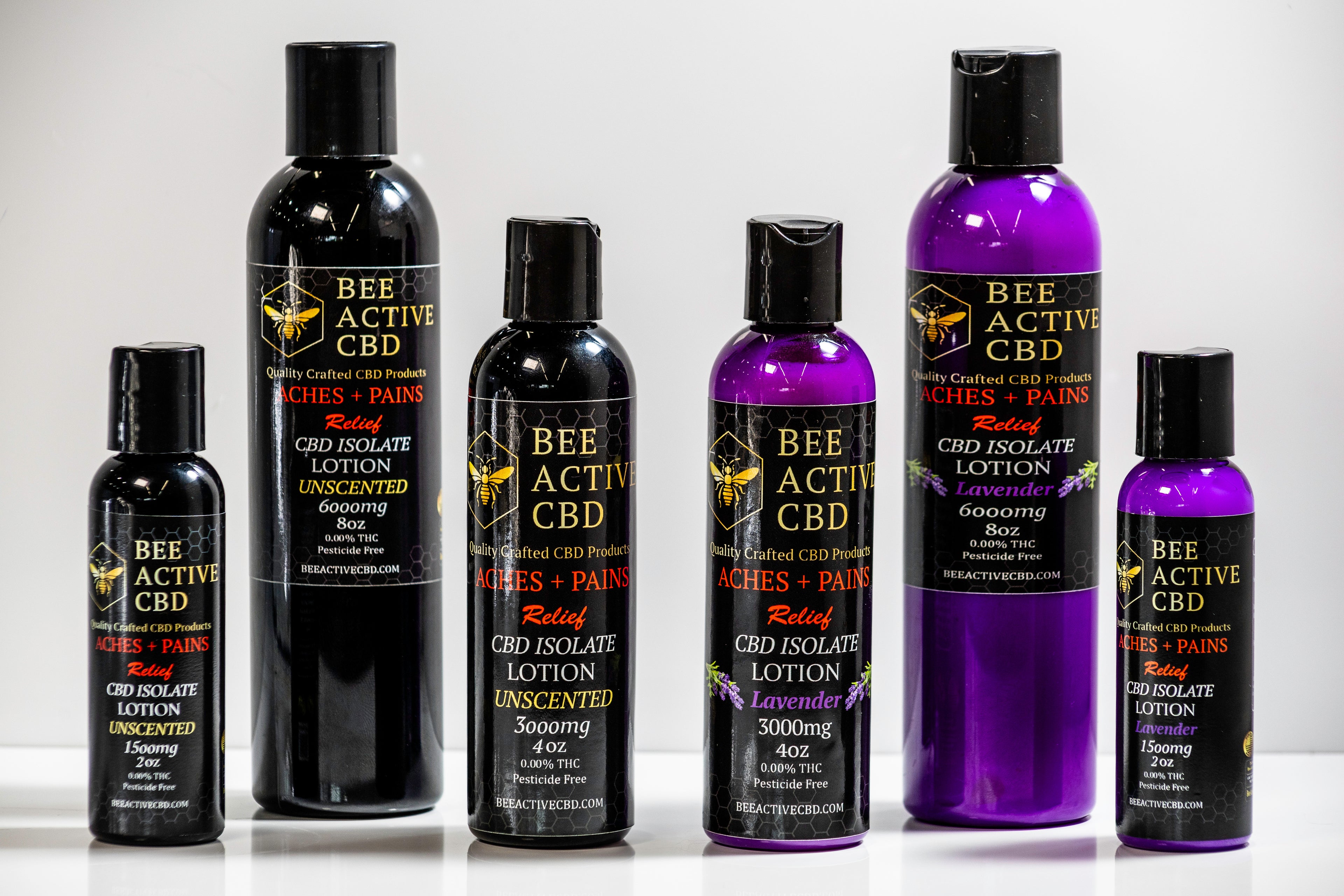 Bee Active CBD Moisturizing Lotion — Aches + Pains Relief