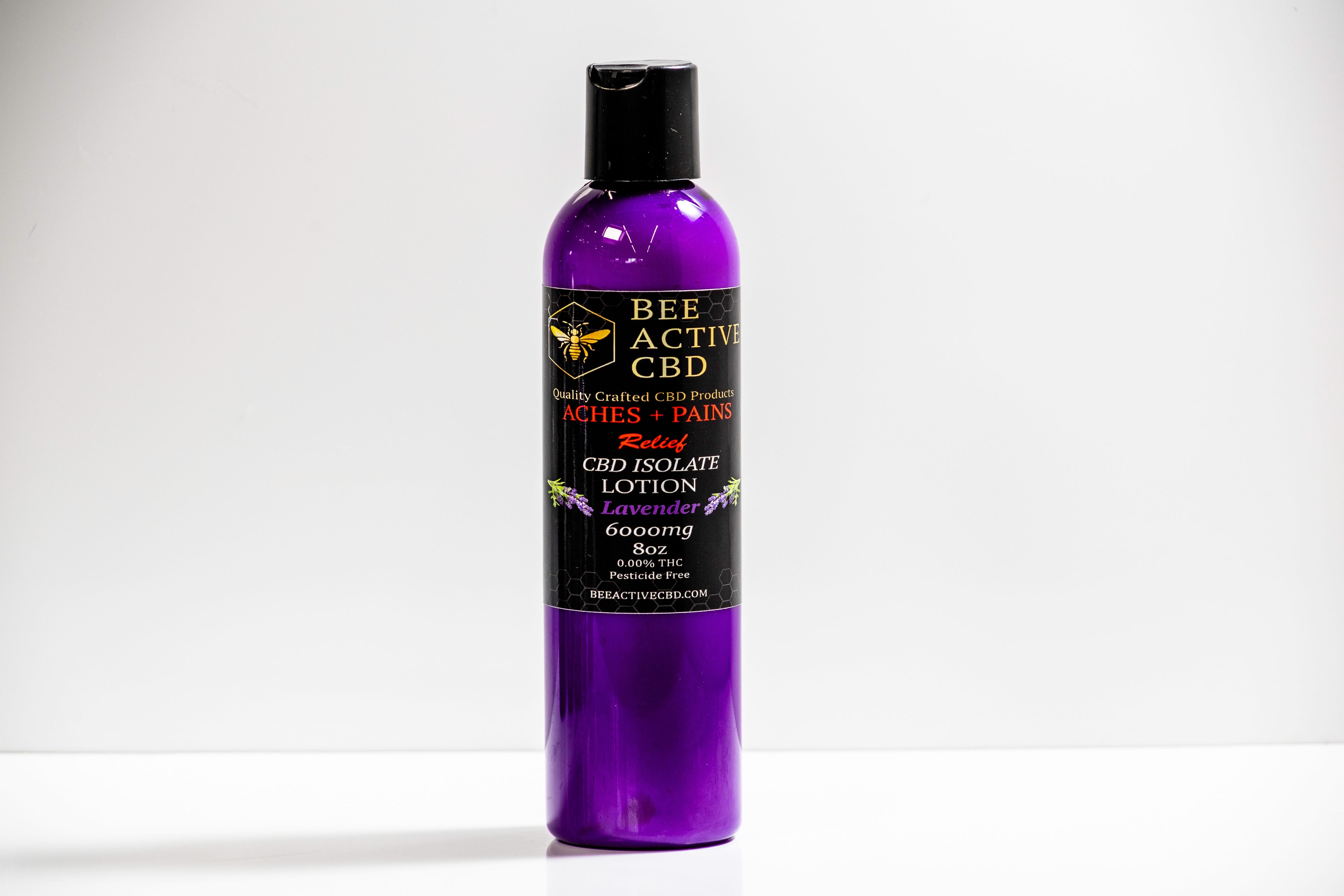 Bee Active CBD Moisturizing Lotion — Aches + Pains Relief