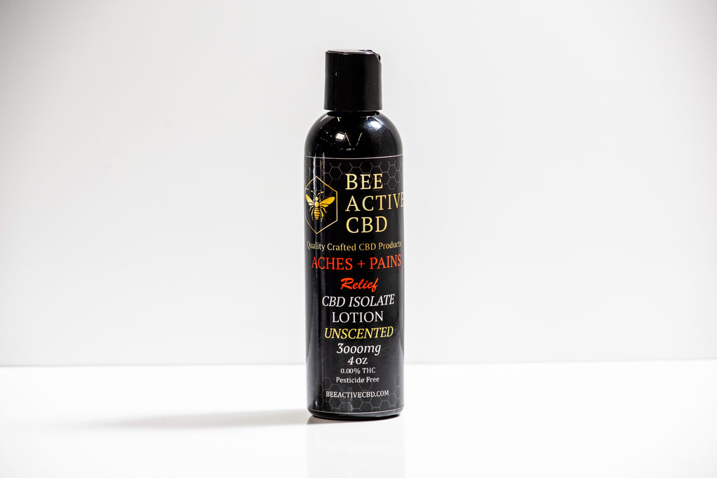 Bee Active CBD Moisturizing Lotion — Aches + Pains Relief