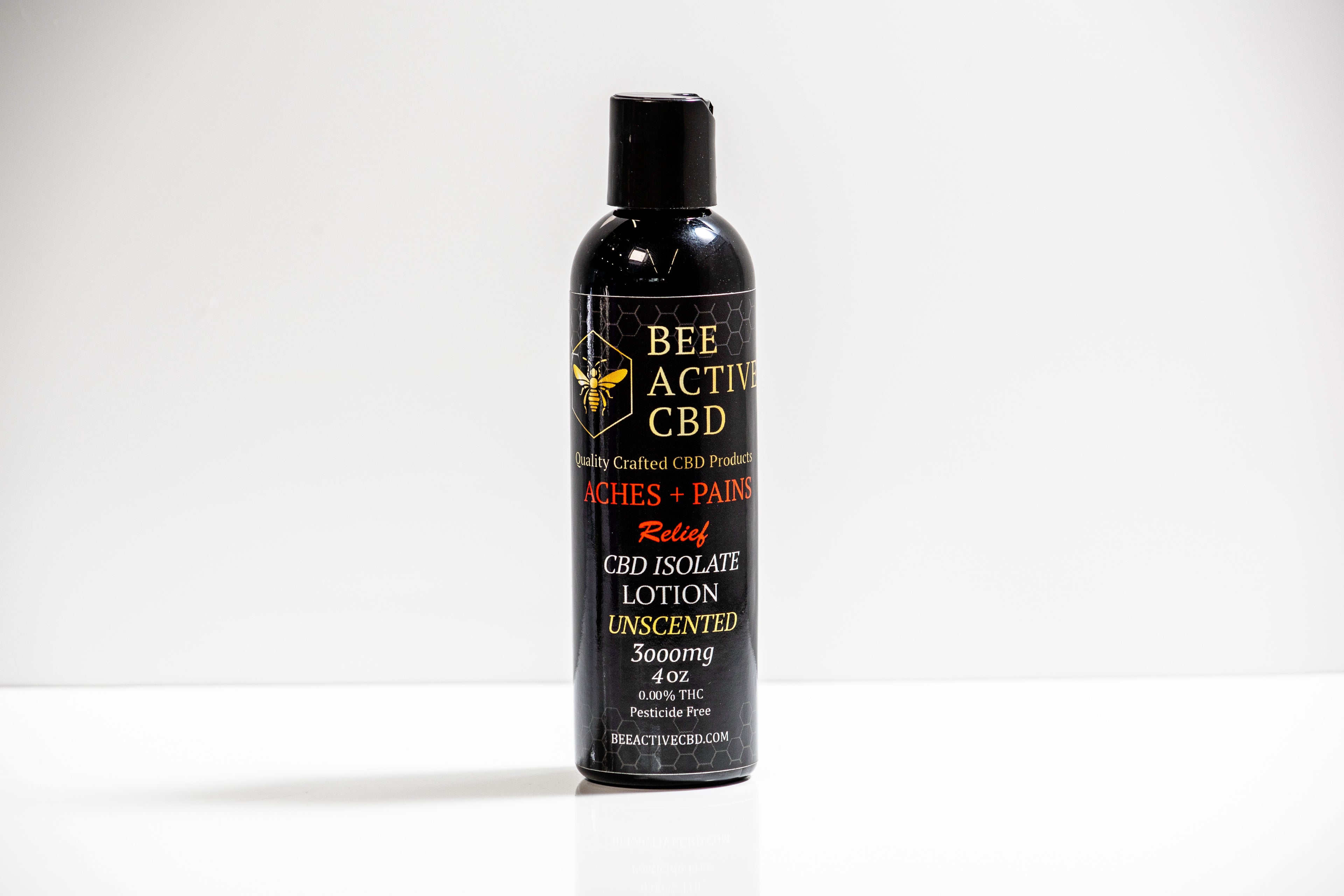 Bee Active CBD Moisturizing Lotion — Aches + Pains Relief