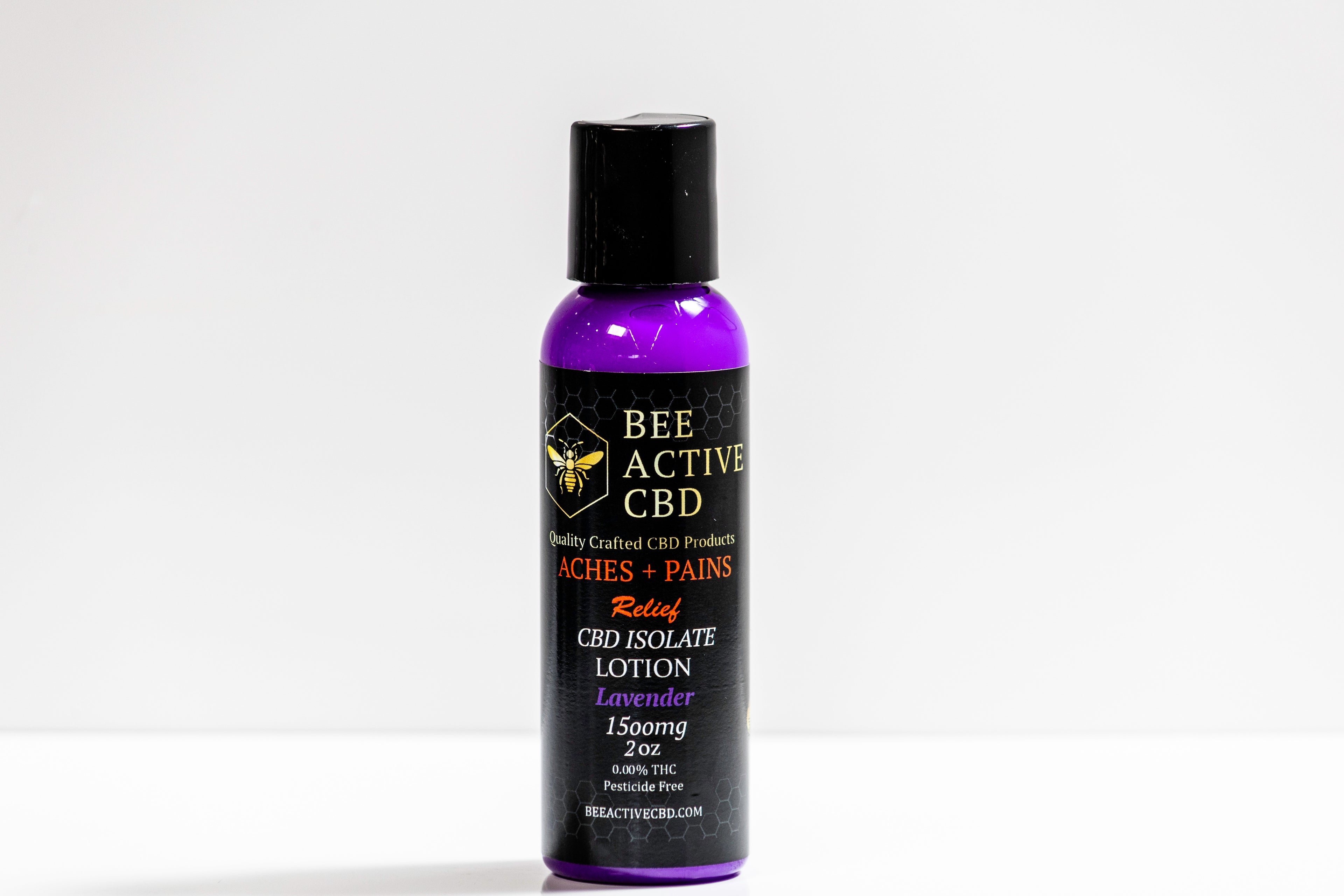 Bee Active CBD Moisturizing Lotion — Aches + Pains Relief
