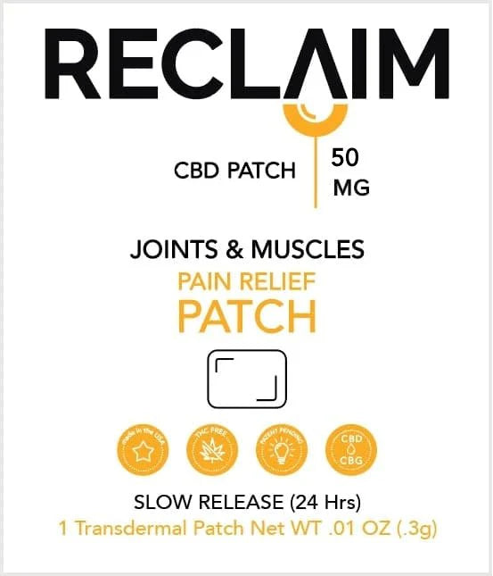 High Potency 50mg CBD Patches For Pain Relief