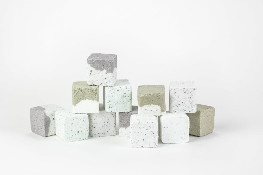 CBD Shower Steamers Gift Set with CBD - 5 Big Fizzies (THC Free)