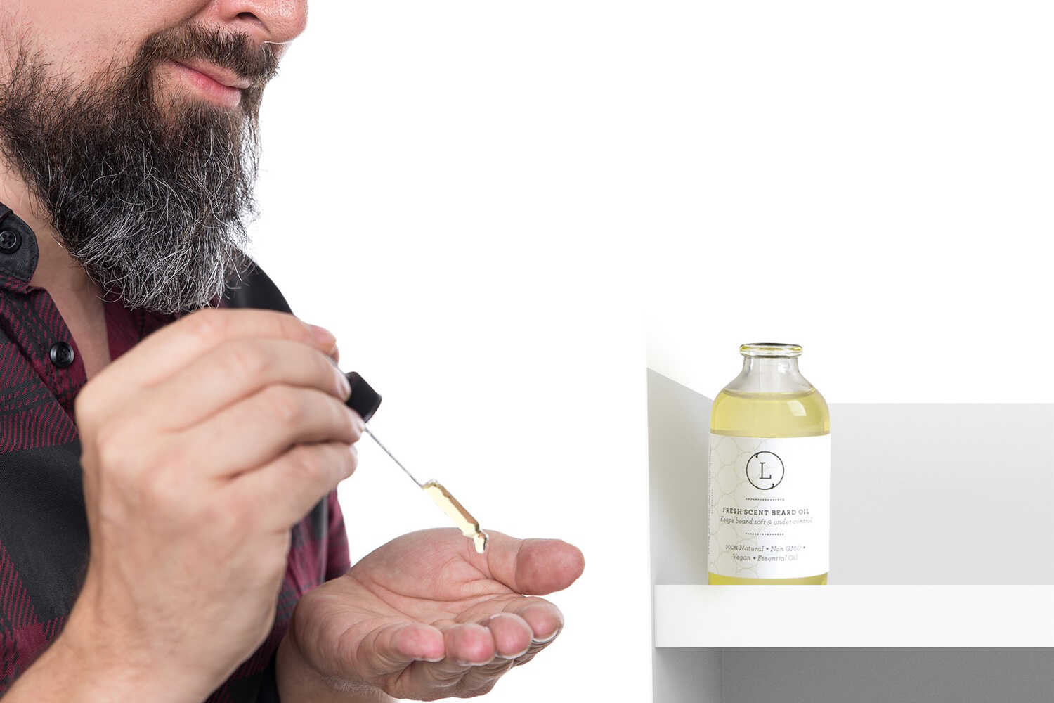 CBD Natural Handmade Beard Oil with CBD, Beard Softener, Beard Moisture, Beard care (THC free)