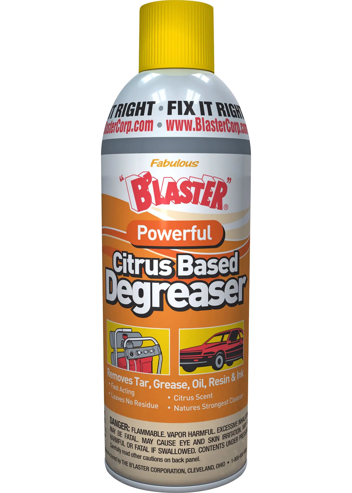 Blaster 16-CBD-12PK Powerful Citrus Based Degreaser - 11-Ounces - Case of 12