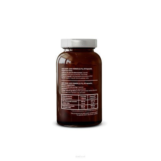 CBD Hemp Juice 2,5% - Capsules 60 pcs.
