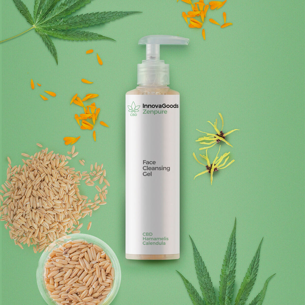Facial Cleansing Gel CBD Zenpure InnovaGoods 200 ml